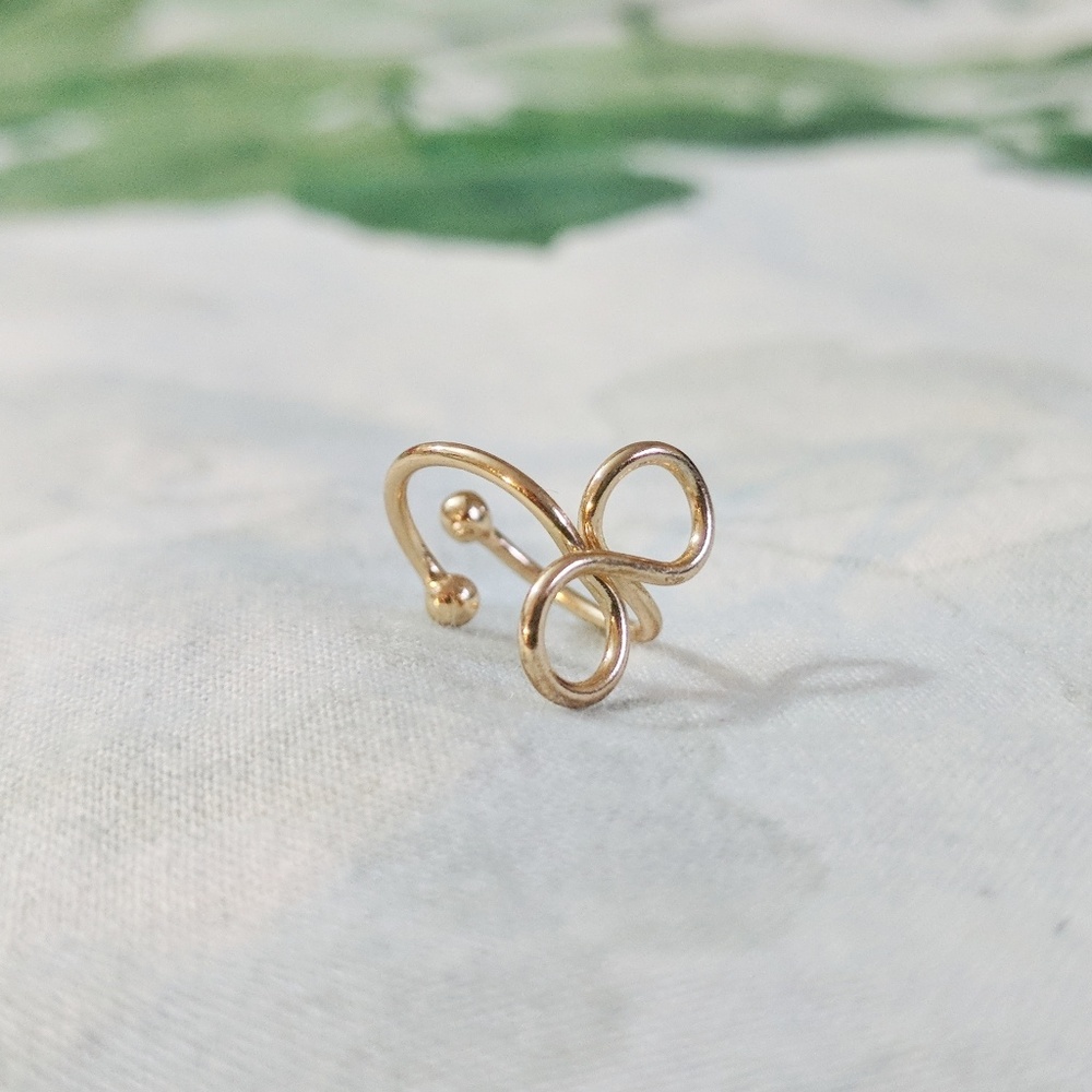 Adjustable Gold Infinity Symbol Ear Cuff